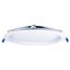 8" Round Baffle Slim Downlight, 5 CCT Selectable - Matte White (18W)