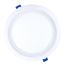 8" Round Baffle Slim Downlight, 5 CCT Selectable - Matte White (18W)