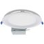 8" Round Baffle Slim Downlight, 5 CCT Selectable - Matte White (18W)