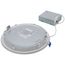 8" Round Baffle Slim Downlight, 5 CCT Selectable - Matte White (18W)