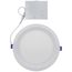 8" Round Baffle Slim Downlight, 5 CCT Selectable - Matte White (18W)
