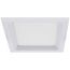6" Square Baffle Slim Downlight, 5 CCT Selectable - Matte White (15W)