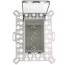 Low Profile InBox for New Stucco, Textured Surfaces & Rigid Siding, Clear Cover