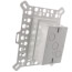 Low Profile InBox for New Stucco, Textured Surfaces & Rigid Siding, Clear Cover