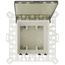 Clear InBox 2-Gang Recessed Electrical Box (Vertical)