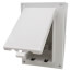 White Low Profile InBox for Retrofit Siding Construction (Vertical)