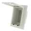 1-Gang White Low Profile InBox for Flat Surface, Retrofit (Vertical)