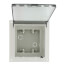 2-Gang Low Profile InBox - Retrofit, Clear (Vertical)