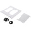 2-Gang Low Profile InBox - Retrofit, White (Vertical)
