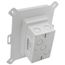 1-Gang Weatherproof Low Profile Recessed Electrical Box (Clear)