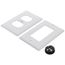 1-Gang Weatherproof Low Profile Recessed Electrical Box (Clear)