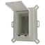 1-Gang Weatherproof Low Profile Recessed Electrical Box (White)