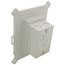 1-Gang Weatherproof Low Profile Recessed Electrical Box (White)