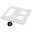 1-Gang Weatherproof Low Profile Recessed Electrical Box (White)