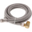 60" Braided Stainless Steel Dishwasher Connector w/ MIP Elbow (3/8" x 3/8" Compression)