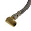 72" Braided Stainless Steel Fits-All Dishwasher Connector w/ MIP Elbow & Adapters (3/8" Comp. x 1/2" FIP)