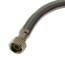 72" Braided Stainless Steel Fits-All Dishwasher Connector w/ MIP Elbow & Adapters (3/8" Comp. x 1/2" FIP)