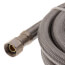 72" Braided Stainless Steel Dishwasher Connector w/ MIP Elbow (3/8" x 3/8" Compression Thread)