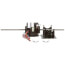 5" 4-Speed Double Shaft Fan/Blower Motor (115V, 1550 RPM, 1/6, 1/10, 1/12, 1/15 HP)