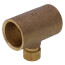 1/2" Cast Brass Straight Drain Coupling with Cap (Lead Free)