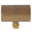 3/4" Cast Brass Straight Drain Coupling with Cap (Lead Free)