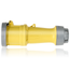 60A, 125V 2P, 3W, LEV Series IEC 60309-1 & 60309-2 Pin & Sleeve Connector, IP66/IP67/IP68/IP69K, Watertight (Yellow)