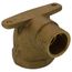 3/4" x 1/2" FxC Cast Brass 90-Degree Drop Ear Elbow (Lead Free)