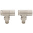 Decorative Angle Shut-Off Valve Set for All Models (Brushed Nickel)