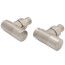 Decorative Angle Shut-Off Valve Set for All Models (Brushed Nickel)