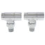 Decorative Angle Shut-Off Valve Set for All Models (Polished Chrome)