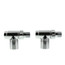Decorative Straight Shut-Off Valve Set for All Models (Polished Chrome)