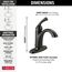 Haywood Single Handle Centerset Bathroom Faucet (Venetian Bronze), 15999-RB-DST