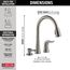 Kate Single Handle Pulldown Kitchen Faucet w/ Soap Dispenser (Stainless), 16970-SSSD-DST