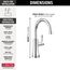 Transitional Beverage Faucet, 1.5 GPM (Chrome), 1920-DST