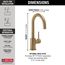 Trinsic True Bar Limited Swivel (Champagne Bronze), 1959LF-CZ