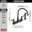 Windemere 2 Handle Kitchen Faucet (Oil Rubbed Bronze), 21996LF-OB
