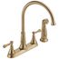 Cassidy 2 Handle Kitchen Faucet w/ Spray (Champagne Bronze), 2497LF-CZ