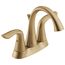 Lahara 2 Handle Centerset Bathroom Faucet (Champagne Bronze), 2538-CZMPU-DST