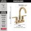 Trinsic 2 Handle Centerset Bathroom Faucet (Champagne Bronze), 2559-CZMPU-DST