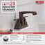 Ashlyn 2 Handle Centerset Bathroom Faucet (Venetian Bronze), 2564-RBMPU-DST