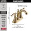 Linden 2 Handle Centerset Bathroom Faucet (Champagne Bronze), 2594-CZMPU-DST