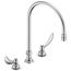 Commercial 27C1 / 27C2 2 Handle 8" Below Deck Mount Faucet (Chrome), 27C2934-R7