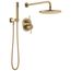 Monitor 14 Series Shower w/ Round Raincan, Hand Shower & Rough Valve (Champagne Bronze), 342702-CZ