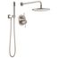Monitor 14 Series Shower w/ Round Raincan, Hand Shower & Rough Valve, Spotshield (Brushed Nickel), 342702-SP