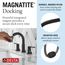 Trinsic Two Handle Widespread Pull Down Bathroom Faucet, 1.2 GPM (Matte Black), 3559-BLPD-DST