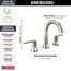Trinsic Two Handle Widespread Pull Down Bathroom Faucet, 1.2 GPM (Stainless), 3559-SSPD-DST