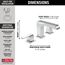 Ara 2 Handle Widespread Bathroom Faucet (Chrome), 3567-MPU-DST