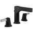 Zura 2 Handle Widespread Bathroom Faucet (Chrome/Matte Black), 3574-CSMPU-DST