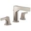 Zura 2 Handle Widespread Bathroom Faucet (Stainless), 3574-SSMPU-DST