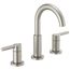 35749LF-SS Nicoli 2 Handle Widespread Bathroom Faucet (Stainless)